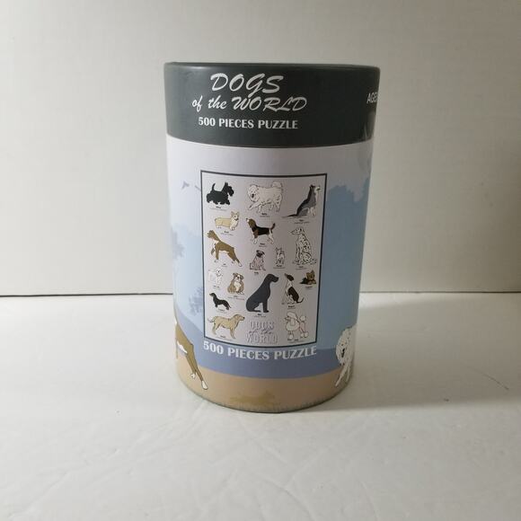 Dogs of the World 500 Piece Jigsaw Puzzle with Poster - Picture 1 of 5